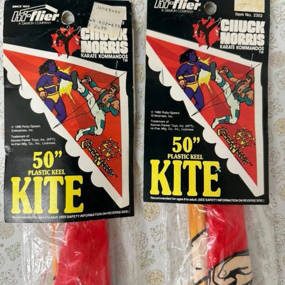 Colorful 50" Chuck Norris Kite - Picture 3 of 4